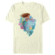 Men's The Little Mermaid Ariel Curious & Kind  Adult T-Shirt