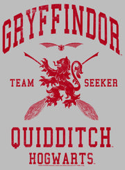 Men's Harry Potter Gryffindor Quidditch Team Seeker  Adult T-Shirt