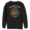 Men's Harry Potter Vintage Hogwarts Crest White  Adult Sweatshirt