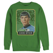 Men's Star Trek: The Original Series St. Patrick's Day Spock Lucky Science Officer  Adult Sweatshirt