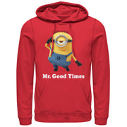 Men's Despicable Me Minion Mr. Good Times  Adult Pull Over Hoodie