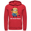 Men's Despicable Me Minion Mr. Good Times  Adult Pull Over Hoodie