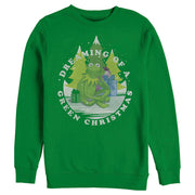 Men's The Muppets Dreaming of a Green Christmas  Adult Sweatshirt