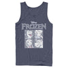 Men's Frozen Character Squares  Adult Tank Top