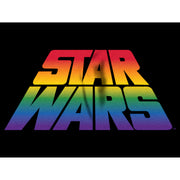 Men's Star Wars Pride Perspective Rainbow Logo  Adult T-Shirt