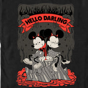 Men's Mickey & Friends Halloween Hello Darling  Adult T-Shirt