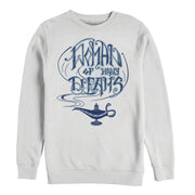 Men's Aladdin Woman of Many Dreams Lamp  Adult Sweatshirt