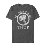 Men's Marvel Thor Strength of Asgard  Adult T-Shirt