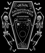 Men's Ouija Halloween Coffin  Adult T-Shirt