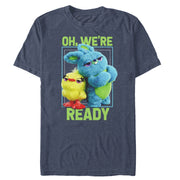 Men's Toy Story Ducky & Bunny Ready Pose  Adult T-Shirt