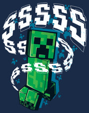 Men's Minecraft SSSS Creeper  Adult T-Shirt