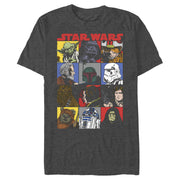 Men's Star Wars Comic Strip Cartoon Group  Adult T-Shirt