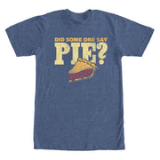 Men's Lost Gods Thanksgiving Did Someone Say Pie  Adult T-Shirt