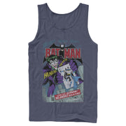 Men's Batman Joker Vintage Card  Adult Tank Top