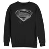 Men's Zack Snyder Justice League Superman Silver Logo  Adult Sweatshirt