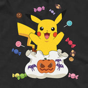 Men's Pokemon Halloween Pikachu Candy Bag  Adult Tank Top