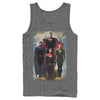 Men's Justice League Hero Artistic Poster  Adult Tank Top