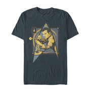 Men's Star Trek Vintage Captain Kirk Portrait  Adult T-Shirt