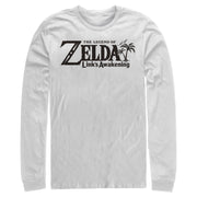 Men's Nintendo Legend of Zelda Link's Awakening Switch Logo  Adult Long Sleeve Shirt