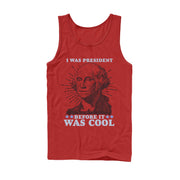 Men's Lost Gods Fourth of July  Washington Before Cool  Adult Tank Top