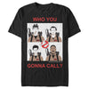 Men's Ghostbusters Who You Gonna Call Tiles  Adult T-Shirt