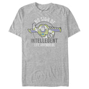 Men's Toy Story Buzz No Sign Of Intelligent Life  Adult T-Shirt