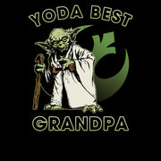 Men's Star Wars Yoda Best Grandpa  Adult T-Shirt