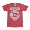 Men's Marvel Kawaii Avengers Heroes  Adult T-Shirt