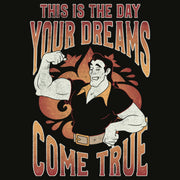 Men's Beauty and the Beast Gaston The Day Your Dreams Come True  Adult Long Sleeve Shirt