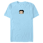 Men's Betty Boop Small Betty Head Icon  Adult T-Shirt