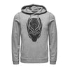 Men's Marvel Black Panther Ornate Mask  Adult Pull Over Hoodie