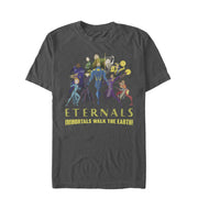 Men's Marvel Eternals Immortals Walk the Earth  Adult T-Shirt