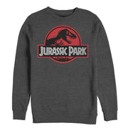 Men's Jurassic Park Circle Logo  Adult Sweatshirt