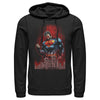 Men's Superman Hero Streaks  Adult Pull Over Hoodie