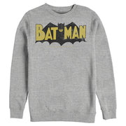 Men's Batman Logo Vintage  Adult Sweatshirt