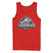 Men's Jurassic World: Fallen Kingdom Logo  Adult Tank Top