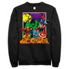 Men's Marvel Halloween Avengers Scene  Adult Sweatshirt