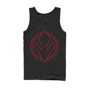 Men's Star Wars: The Rise of Skywalker Sith Trooper Symbol  Adult Tank Top