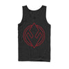 Men's Star Wars: The Rise of Skywalker Sith Trooper Symbol  Adult Tank Top