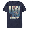 Men's Marvel Captain America 40th Birthday  Adult T-Shirt