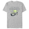 Men's Star Wars: The Mandalorian Grogu Soup Logo  Adult T-Shirt