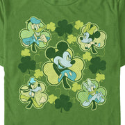 Men's Mickey & Friends Clover Squad  Adult T-Shirt