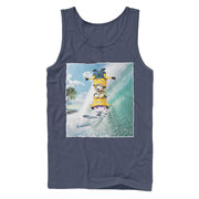 Men's Despicable Me Minion Surf Tricks  Adult Tank Top