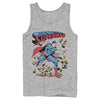 Men's Superman Hero Break Barriers  Adult Tank Top