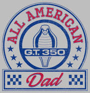 Men's Shelby Cobra All American Dad  Adult T-Shirt