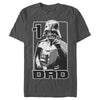 Men's Star Wars Darth Vader #1 Dad Poster  Adult T-Shirt