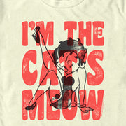 Men's Betty Boop I'm the Cats Meow  Adult T-Shirt