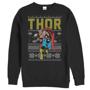 Men's Marvel Ugly Christmas Thor  Adult Sweatshirt