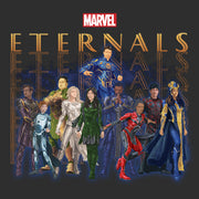 Men's Marvel Eternals Group Repeating  Adult T-Shirt