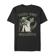 Men's Star Wars Yoda Best Grandpa  Adult T-Shirt